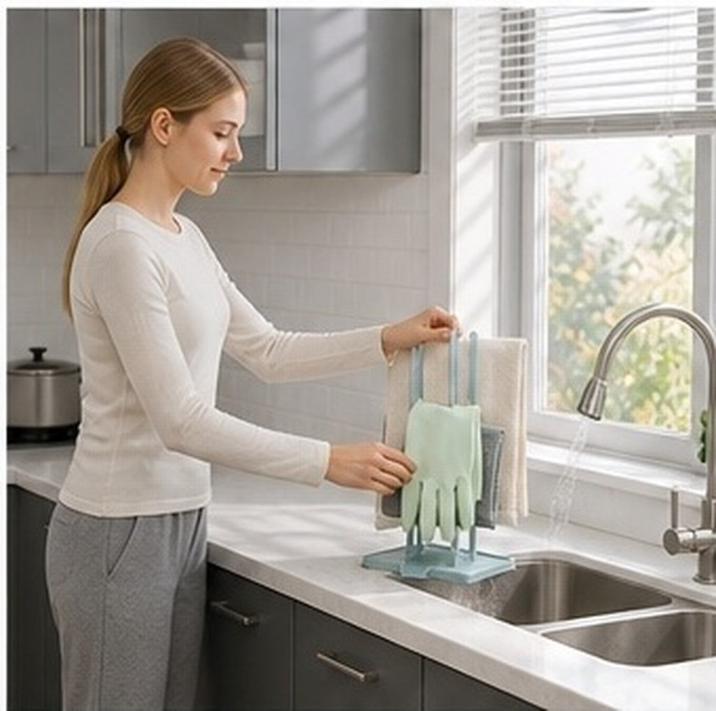 Multi-Functional Drain Rack Ki - Dish Glove Rubber review and price