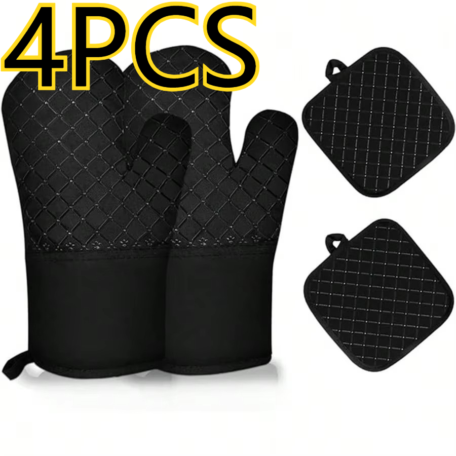4PCS Silicone Kitchen Microwav - Heat Resistant Glove review and price