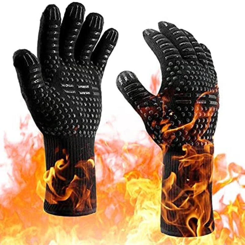 Bbq Gloves High Temperature Re - Heat Resistant Glove review and price