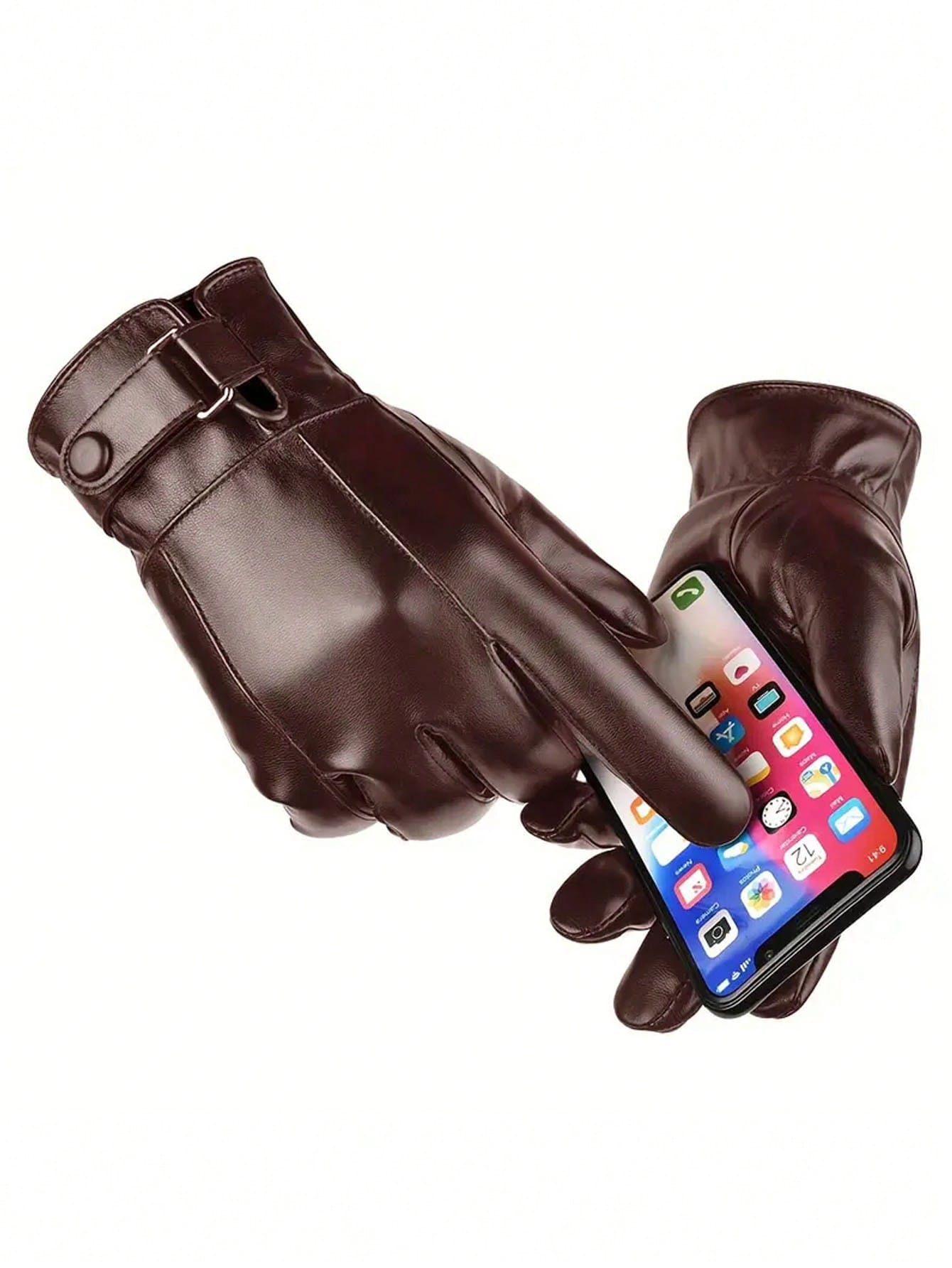 Men's Winter Warm Faux Leather - Leather Driving Glove review and price