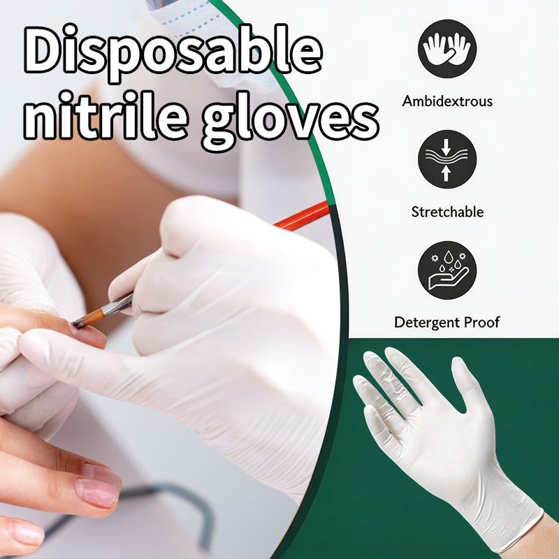 10/50/100/200/400PCS Nitrile D - Latex Disposable Glove review and price