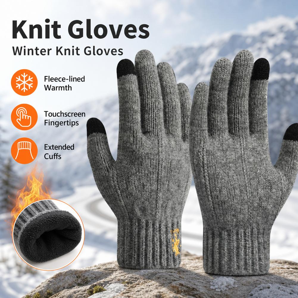 2026 Men's Thermal Wool Knitte - Wool Glove Lined review and price